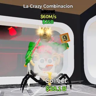 La Crazy Combinacion 60M/s - Fortnite Steal the Brainrot