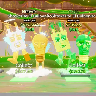 Shtekerito El Bulbonito 2x Bundle - Fortnite Steal the Brainrot