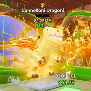 Cannelloni Dragoni 125M/s 1 trait - Fortnite Steal the Brainrot