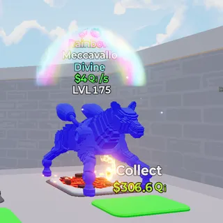 Rainbow Divine Meccavallo 4Qi/s 2 trait Lvl 175 - Fortnite Go Up For Brainrots
