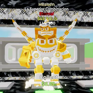 Heaven La Superior Combinacion 45.9Qi/s MAX LEVEL 250 - Fortnite Steal the Brainrot