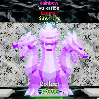 Rainbow Vulkarion 39.4Qi/s MAX LEVEL 250 - Fortnite Steal the Brainrot