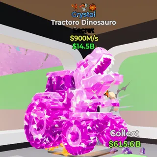 Crystal Tractoro Dinosauro 900M/s 3 trait - Fortnite Steal the Brainrot