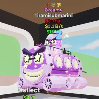 Dreamy Tiramisubmarini 1.1B/s 3 trait - Fortnite Steal the Brainrot