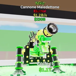Toxic Cannone Maledettone 1.2B/s - Fortnite Steal the Brainrot