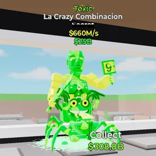 Toxic La Crazy Combinacion 660M/s - Fortnite Steal the Brainrot