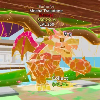 Summer Mecha Traladone 60.2Qi/s MAX LEVEL 250 - Fortnite Steal the Brainrot