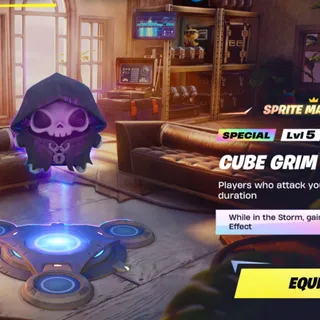 Cube Grim Sprite Max Level 5 - You Keep
