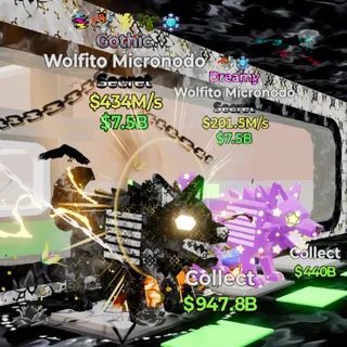 Wolfito Micronodo 2x Bundle - Fortnite Steal the Brainrot