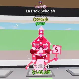 Lovely La Esok Sekolah 270M/s 1 trait - Fortnite Steal the Brainrot