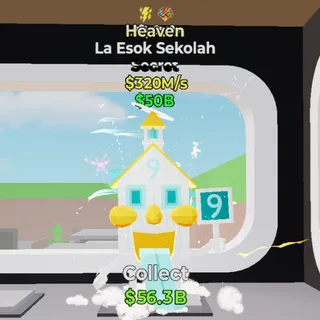 Fortnite Steal the Brainrot Heaven La Esok Sekolah 320M/s 2 trait