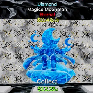 Diamond Magico Moonman 11.4Qi/s MAX LEVEL 250 - Fortnite Steal the Brainrot