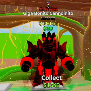 Darkness Giga Bonito Cannoinito 336M/s 1 trait - Fortnite Steal the Brainrot