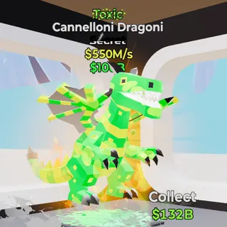 Fortnite Steal the Brainrot Toxic Cannelloni Dragoni 550M/s