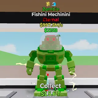 Zombie Fishini Mechinini 997.5M/s 2 trait - Fortnite Steal the Brainrot