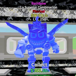 Rainbow La Superior Combinacion 36.7Qi/s MAX LEVEL 250 - Fortnite Steal the Brainrot