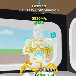 Heaven La Crazy Combinacion 930M/s 1 trait - Fortnite Steal the Brainrot