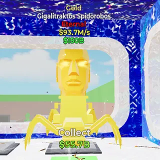 Gold Gigalitraktos Spidorobos 93.7M/s - Fortnite Steal the Brainrot