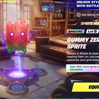 Gummy Zero Point Sprite MAX LEVEL 5