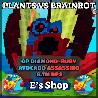 Diamond Ruby Avocado Plants Vs Brainrot