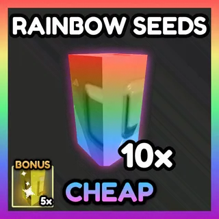 10x Rainbow Seeds - CHEAP!