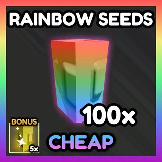 100x Rainbow Seeds - CHEAP!