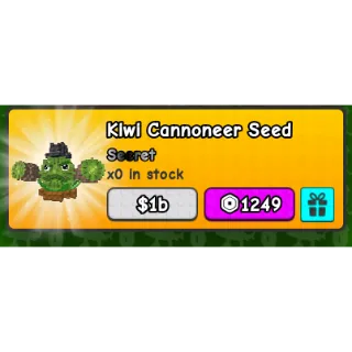 Kiwi Canoneer Seed Plants vs Brainrot PVB