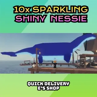 10x Sparkling Shiny Nessie