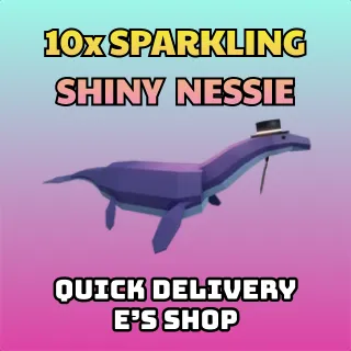 10x Sparkling Shiny Nessie