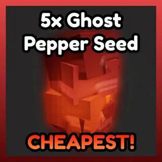 5x Ghost Pepper Seed - CHEAPEST!