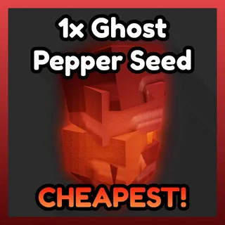 1x Ghost Pepper Seed - CHEAP!