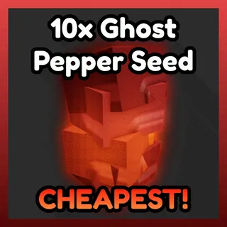 10x Ghost Pepper Seed - CHEAPEST!