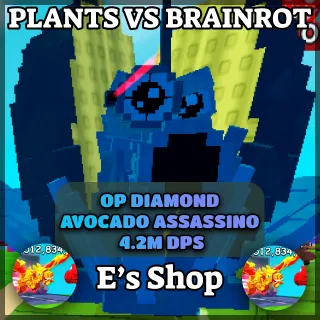 Diamond Avocado ASSASSINO Plants Vs Brainrot