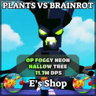HUGE FOGGY-NEON HALLOW TREE | 11.7 M DPS