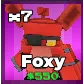 Foxy 1x (NEW) - Pixel Tower Defense