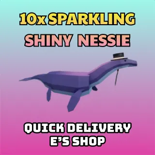 10x Sparkling Shiny Nessie