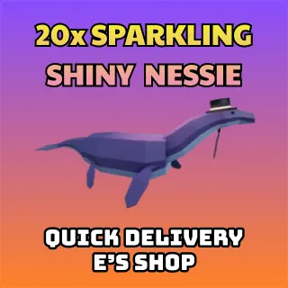 20x Sparkling Shiny Nessie