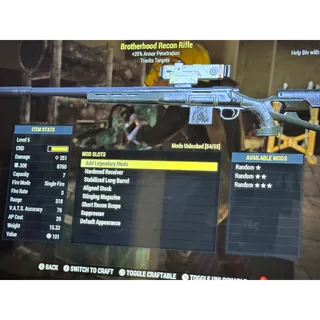 Rollable brotherhood recon rifle