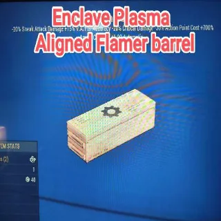 Enclave Plasma  Aligned Flamer barrel