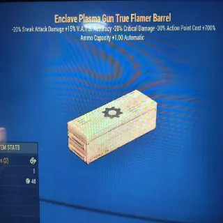 ENCLAVE PLASMA GUN TRUE FLAMER BARREL