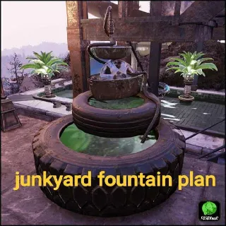 Junkyard fountain plan