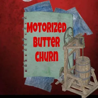 Motorized butter churn