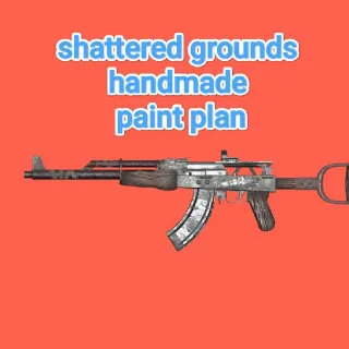 Paint Plan: shattered grounds handmade