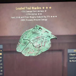 Leaded Trail Warden Armor ⭐⭐⭐ NEW ARMOR