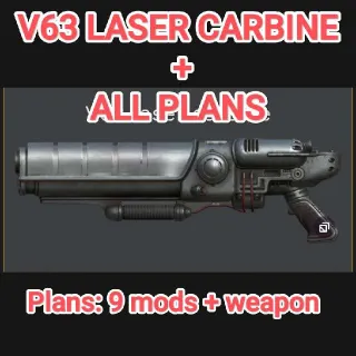 V63 Laser Carbine Rifle All Plans: 9 Mods + weapon
