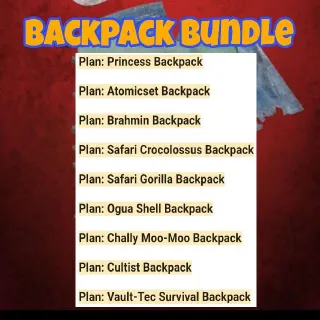 Backpack Bundle Plans