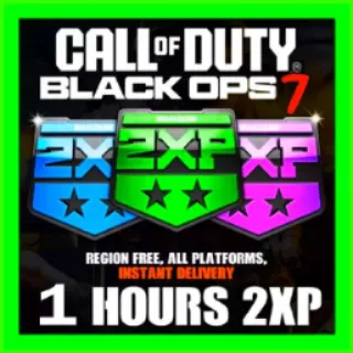 Call of Duty Black Ops 7 - 1 Hours Double XP (2XP)