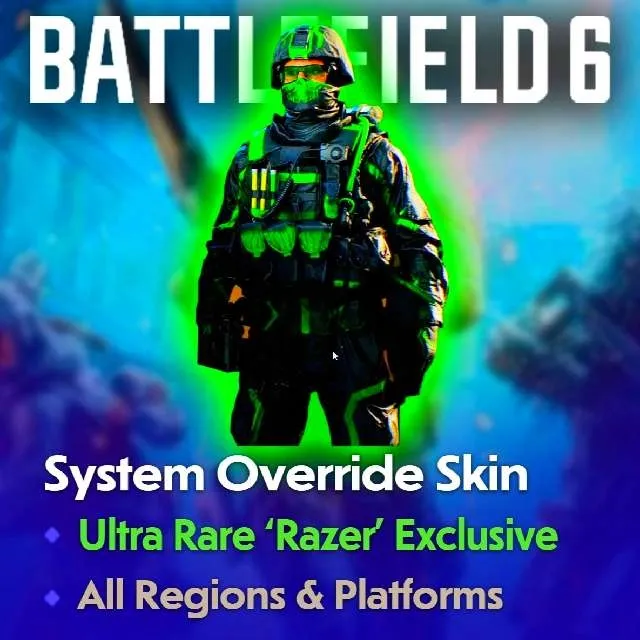 Skin Soldat System Override Pour Battlefield 6 - Compatible Xbox, PS5, PC - Édition 2025