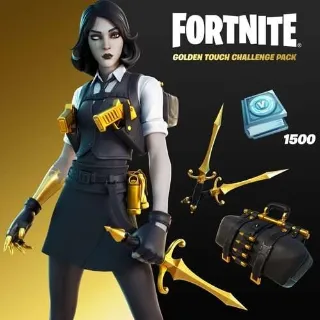 Fortnite - Golden Touch Quest Pack + 1,500 V-Bucks