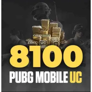 Pubg Mobile 8100 UC